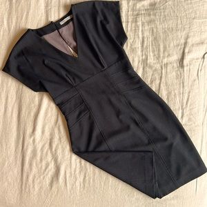 Dark gray sleek dress